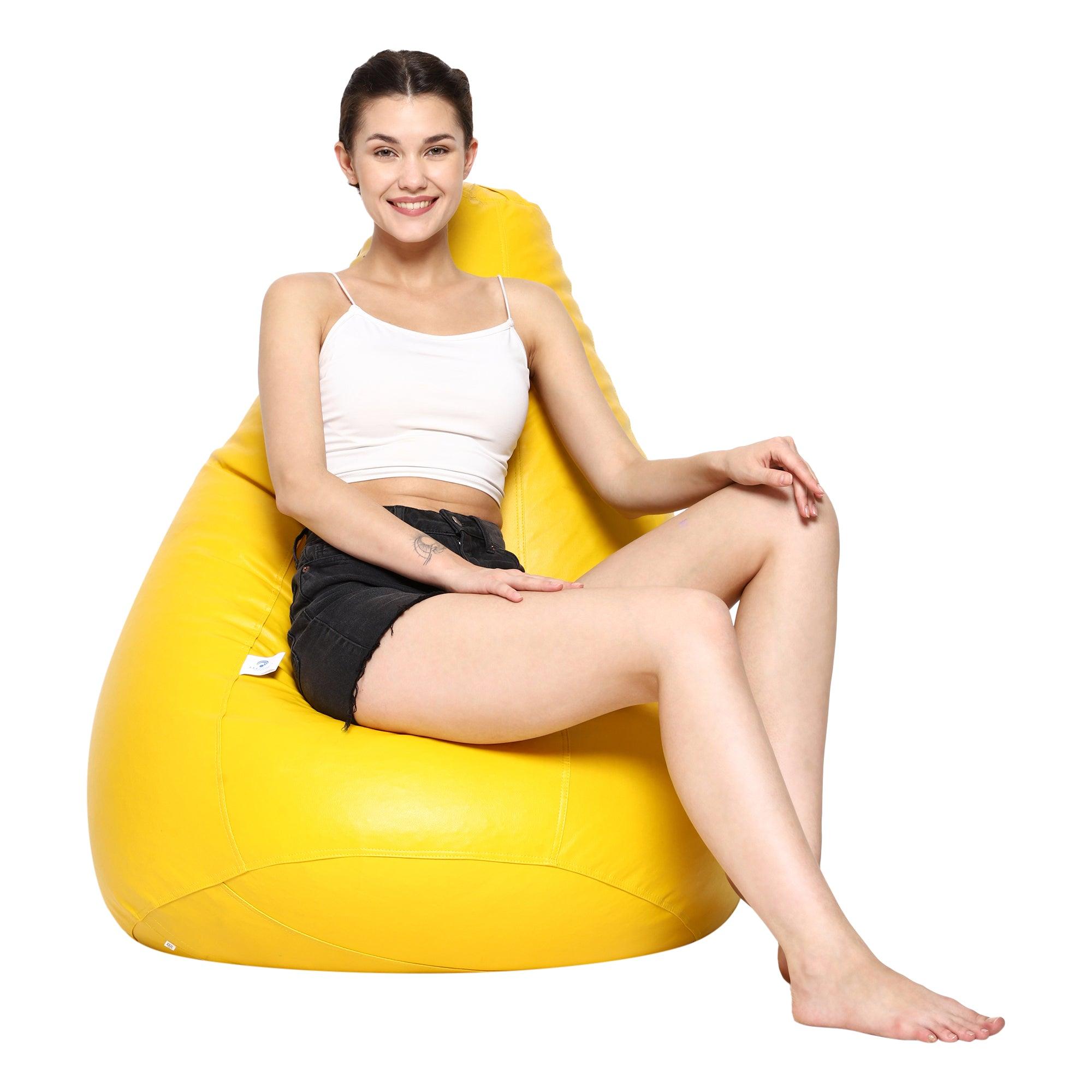 Aarij Mart Luxuriousness - Lounger Bean Bag With Footstool With Beans  Filled, Stylish Looks Size - Standard , Colour- (green) at Rs 2299.00, New  Delhi